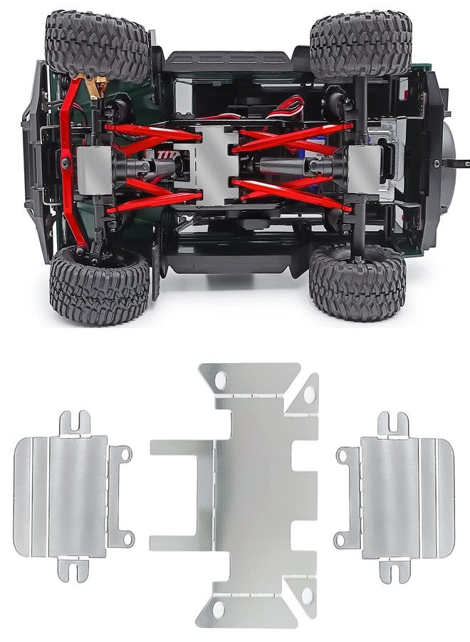 مجموعة حماية هيكل المحور واللوحة الانزلاقية المركزية من زوليكار RC لسيارات TRX4M المعدلة بمقياس 1/18، ملحقات سيارات الزحف التي تعمل بالتحكم عن بعد - Image 1